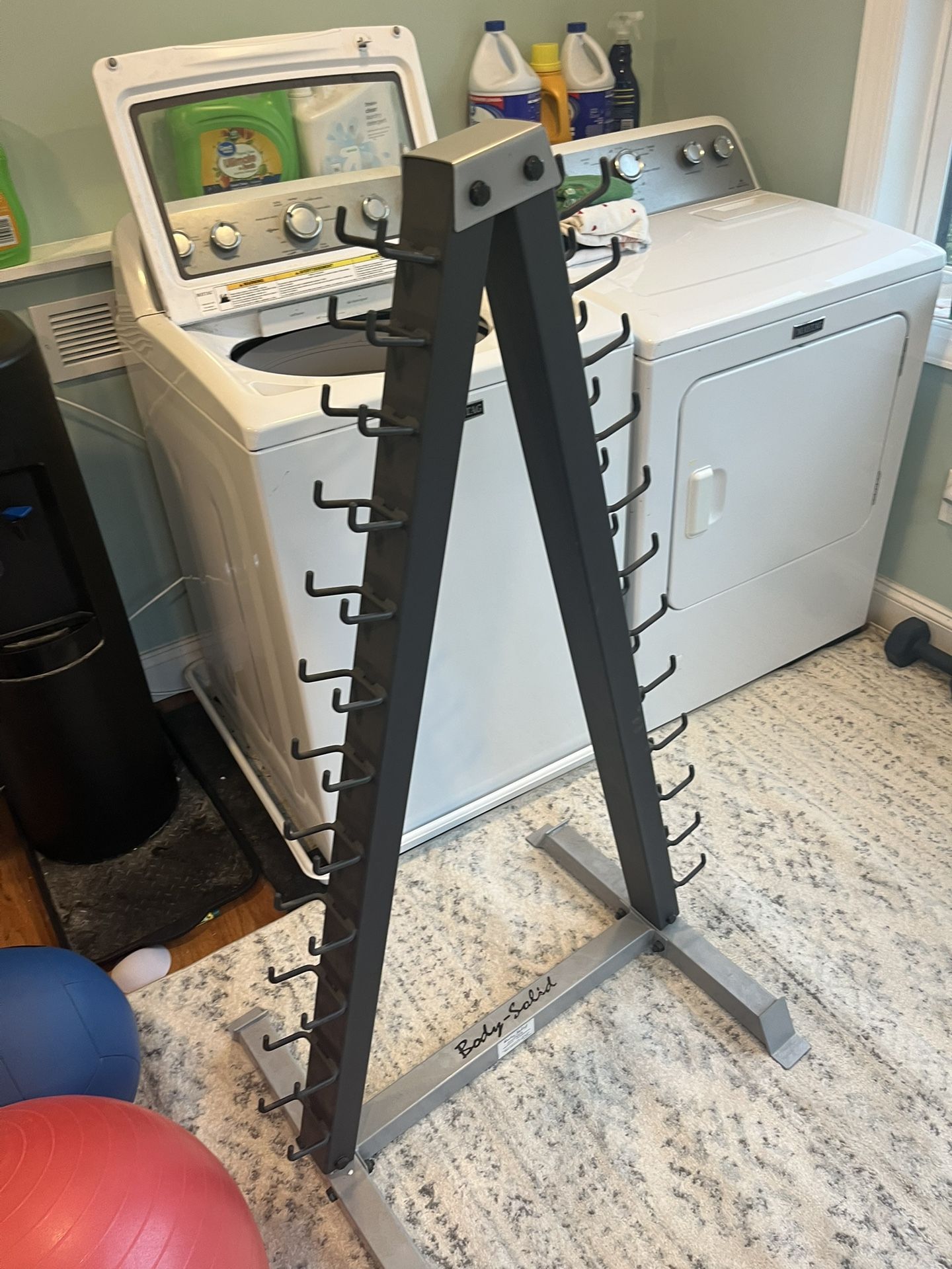 Body Solid Dumbbell Rack Weight Storage For 24