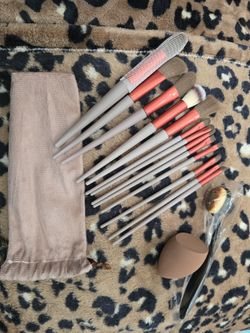 NEW Makeup Brushes with Velvet Bag