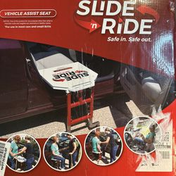 SLIDE 'n RIDE Vehicle Assist Transfer Seat/Board/Device 500lb. Rated-Adjustable, Safe, Compact - Important: Measure Your Vehicle Before Purchase