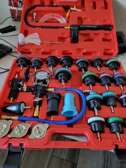 28 piece radiator /vacuum test kit