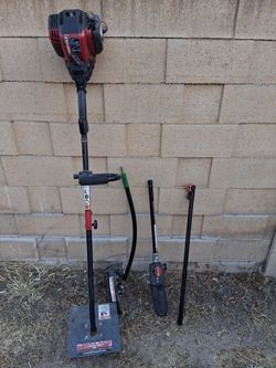 Troy Bilt Multi Tool:Roto Tiller, Pole Saw, Edger