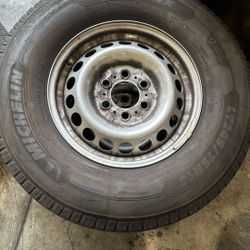 Rims Tire  Lt 245/75 R16 Michelin  Only 3 