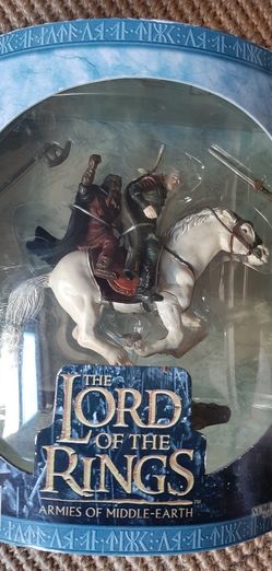   Lord of the Rings "Legolas & Gimli on Horseback"
