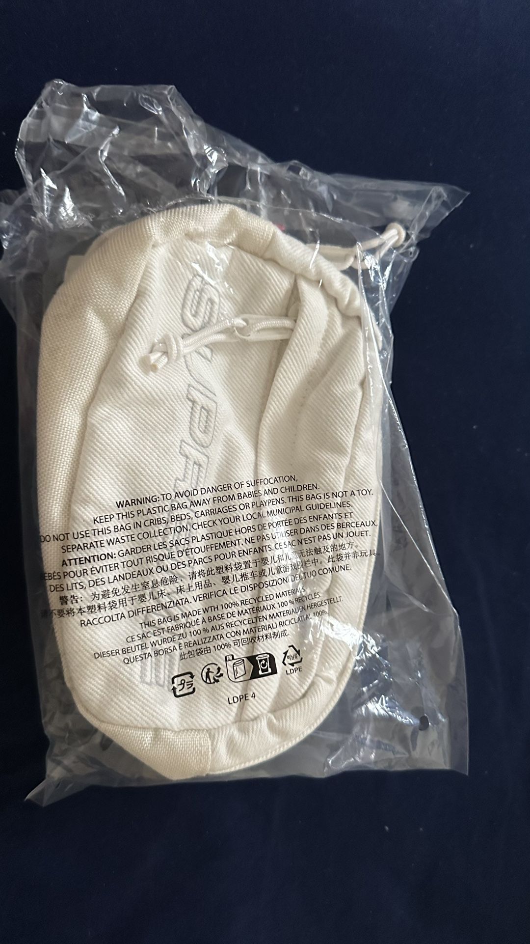 Supreme Denim Mini Shoulder Bag White 