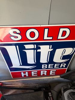Lite beer sign