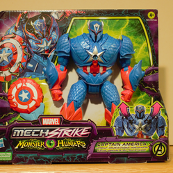 Marvel Avengers Mech Strike Monster Hunters Hunter Suit Captain America Figure