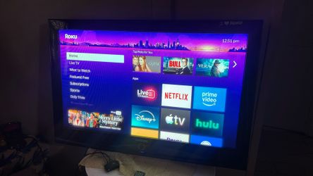 Samsung TV With Roku Box 42”