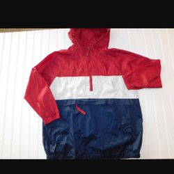 The Children's Place boys size L (10-12) hooded windbreaker jacket 

