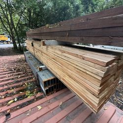 Pressure Treated, Lumber, Steel
