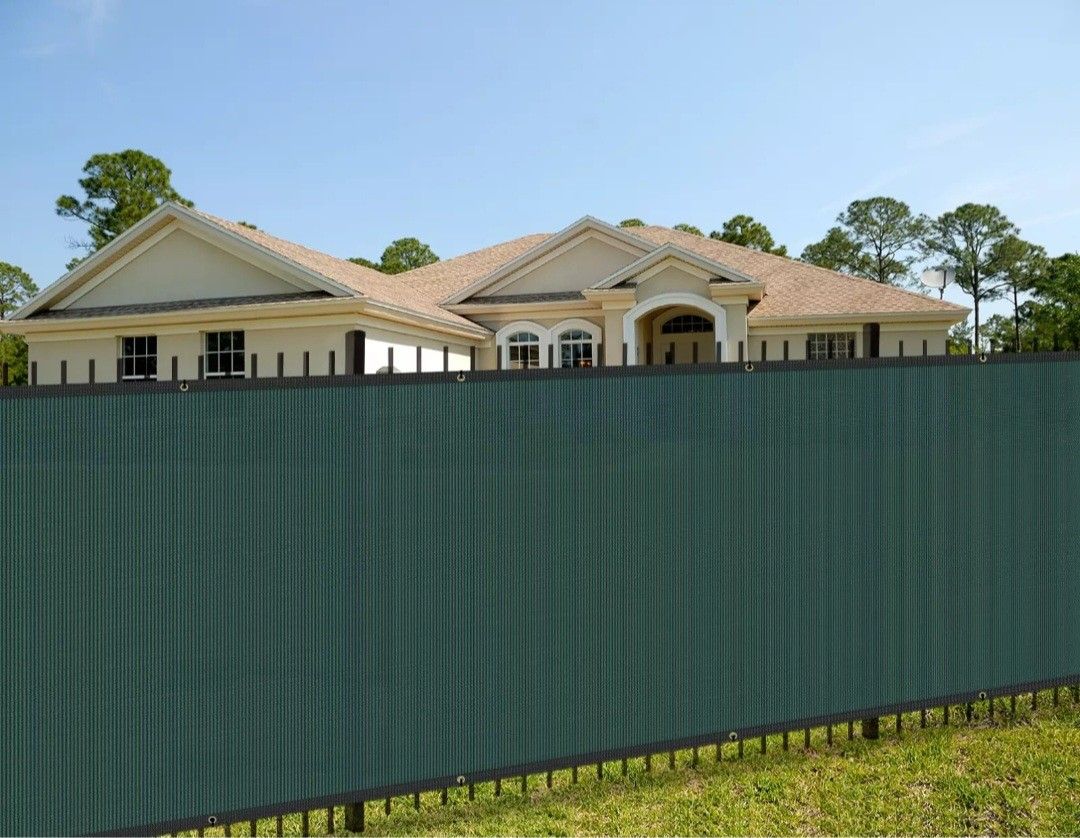 5'×50' (Green Color) Privacy Fence Screen