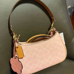 Coach Pink Powder Collection Terry Shoulder Bag.2026