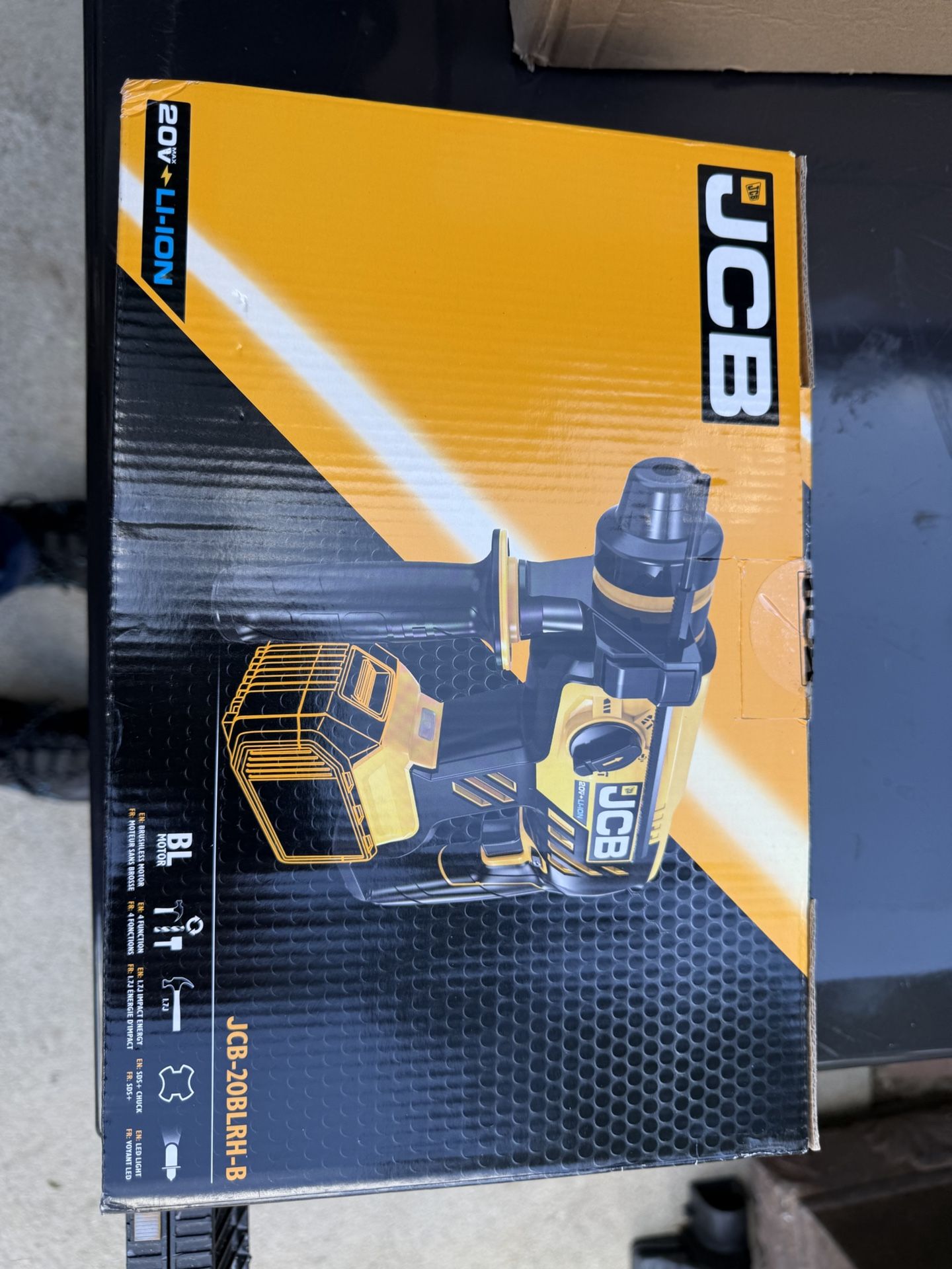 JCB 20V Brushless SDS Rotary Hammer Drill Bare Unit Tool Only