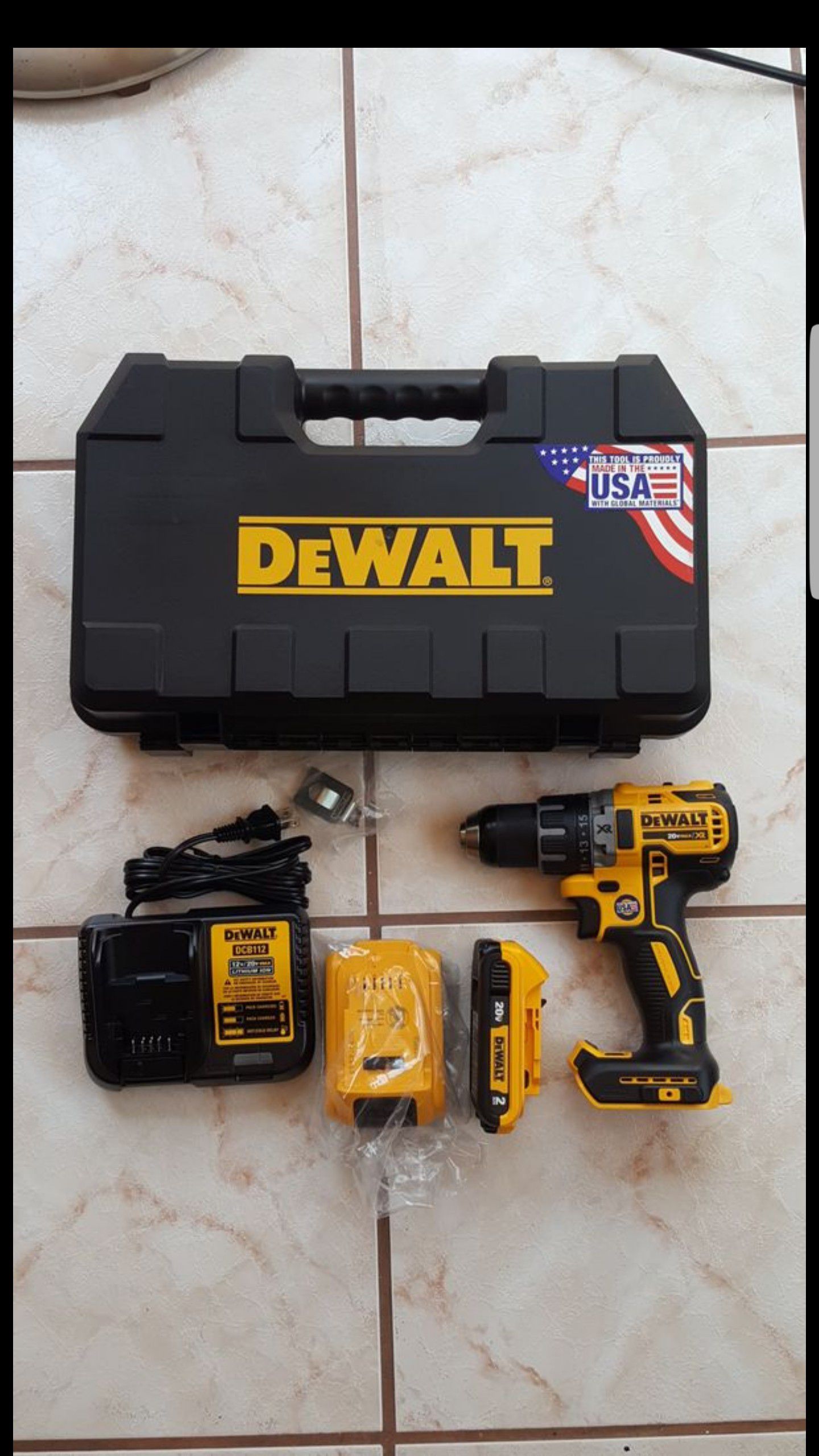 New DeWALT XR Drill Driver Kit 20V - BRUSHLESS