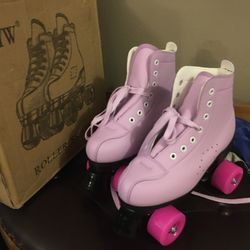 girls roller skates new purple 