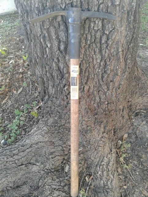 Blue Hawk, Pick Mattock wood handle. 2 1/2 lb.