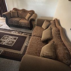Two-set Brown Sofa