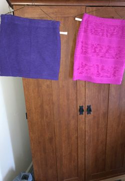 Jrs size Large mini skirts