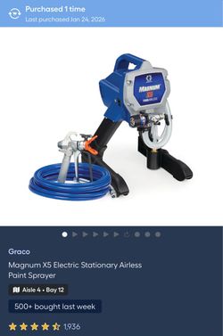 Graco Magnum X5 Electric Stationary Airless Paint Sprayer