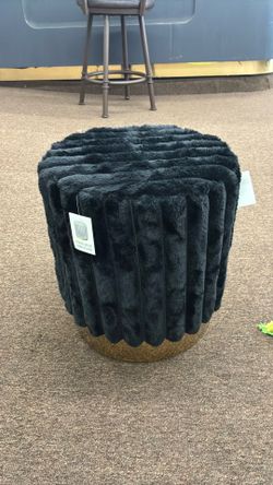 Black 1pc Stool