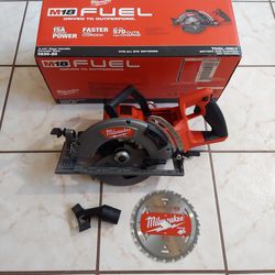 New Milwaukee FUEL 7-1/4" Rear Handle Circular Saw M18 - Tool Only 