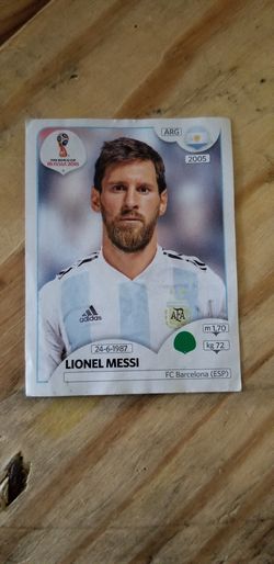 Messi sticker for 2018 Russia FIFA World cup