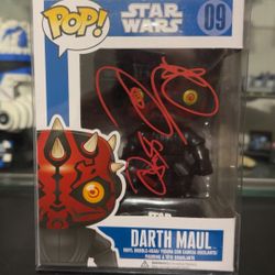 Funko Pop #09 Darth Maul Signed By: Ray Park