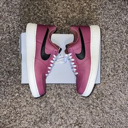 Nike Air Force 1 Men’s Burgundy White Black Sneaker Shoes Authentic Og
