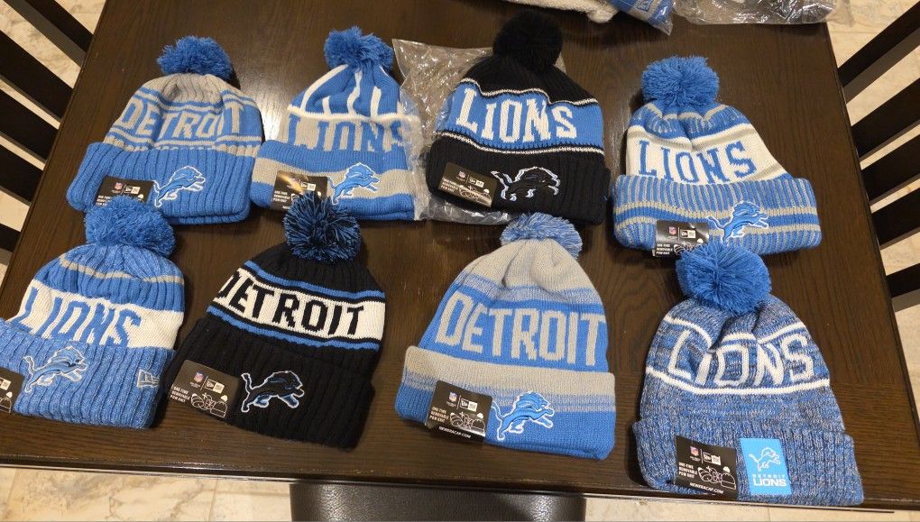 NEW ERA -DETROIT LIONS HATS....$12...../6 for $60