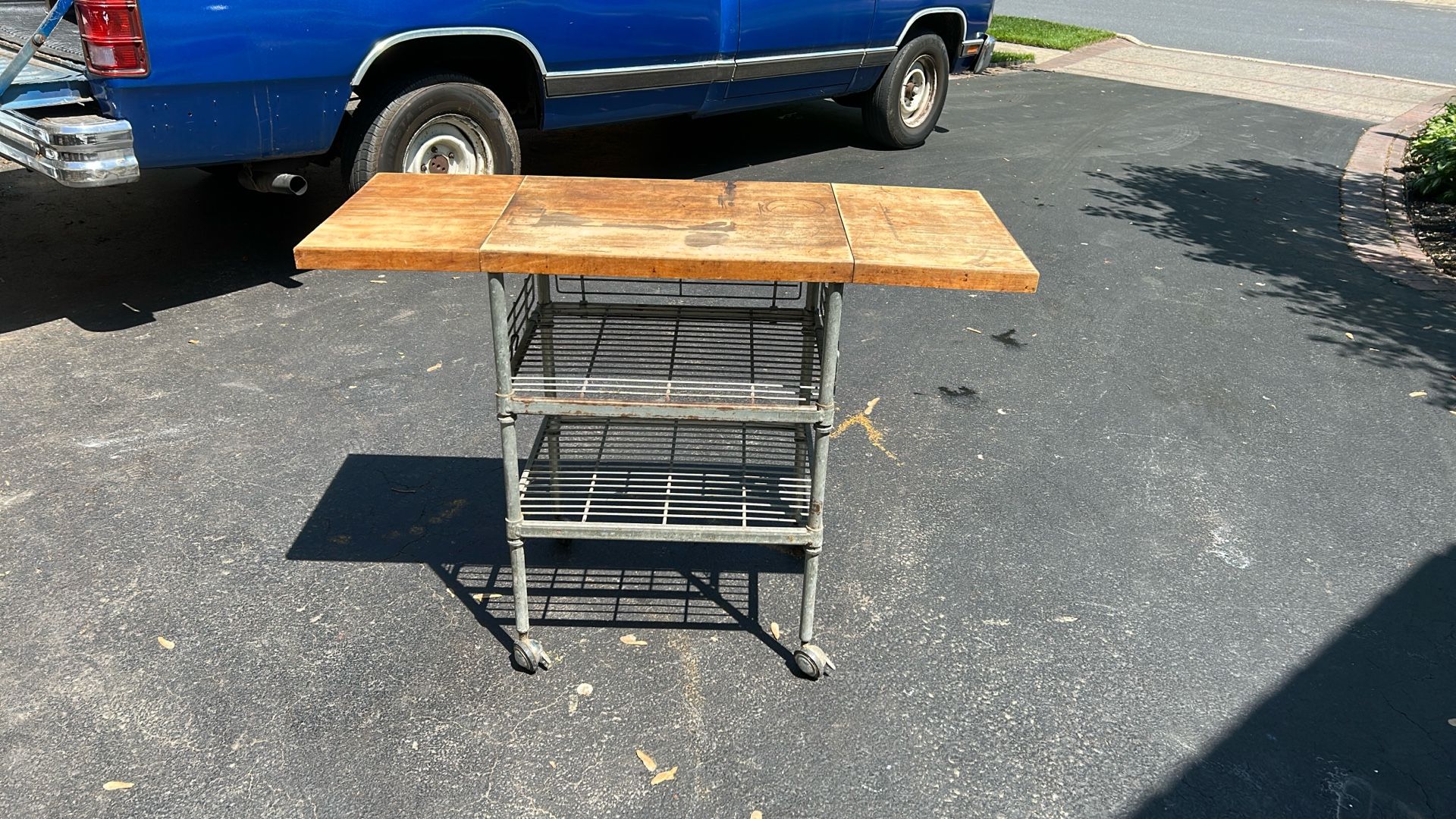 Antique Mobile Cutting Board