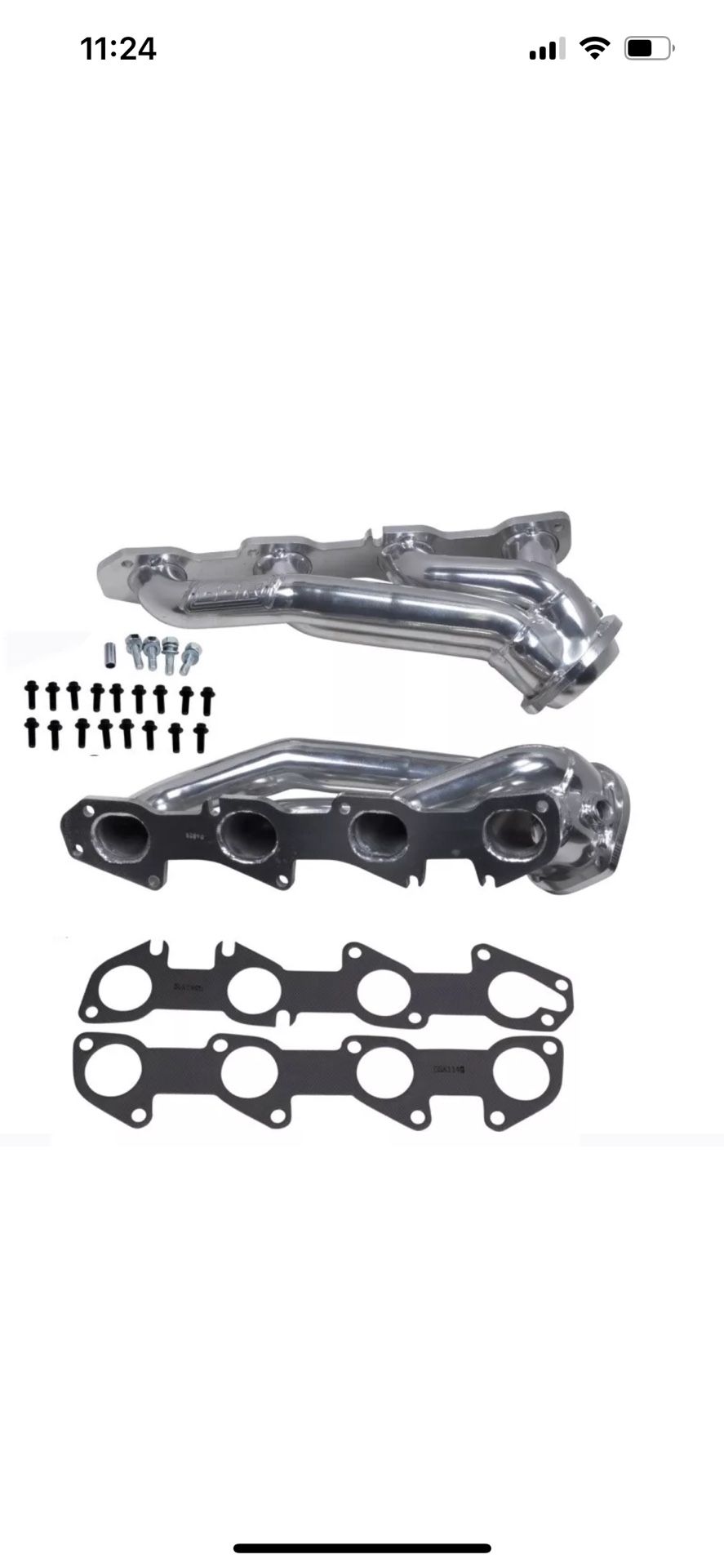 New Shorty Headers