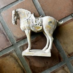 Vintage Signed And Dated Equestrian Horse Figure  
