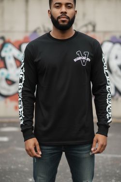 VADALINE old English black shirt