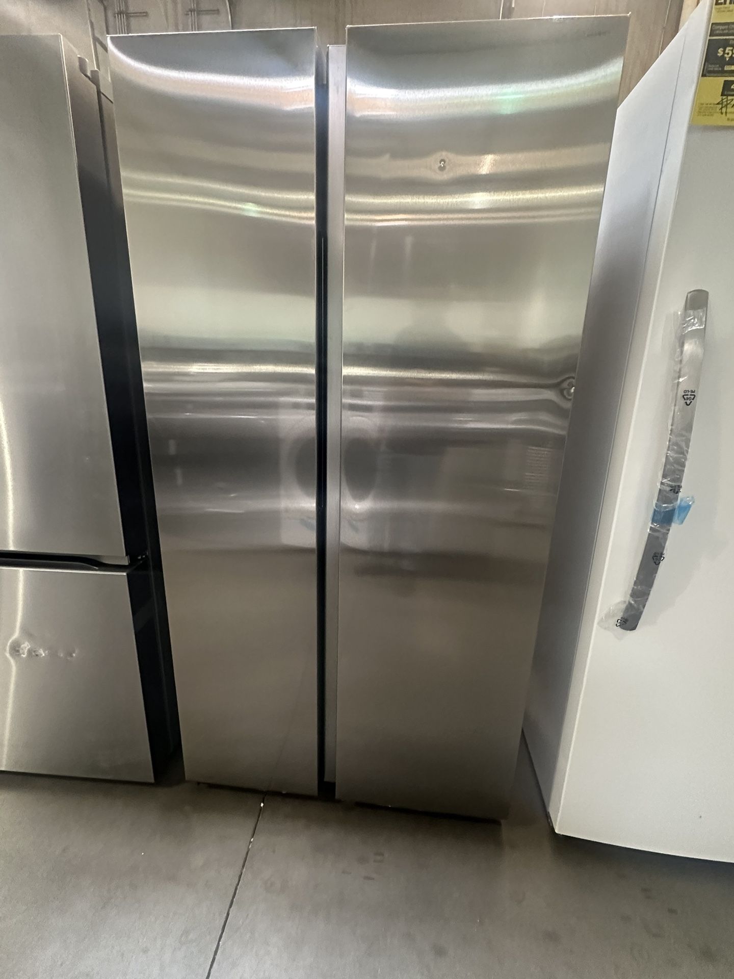 36 in. 28 cu. ft. Standard Depth Smart Side by Side Refrigerator in Fingerprint-Resistant Stainless Steel