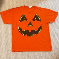 Vintage Pumpkin Halloween T Shirt XL