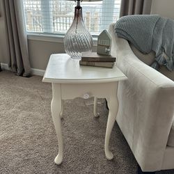 Solid Wood Decorative End Table 