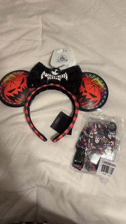 Disney Nightmare Before Christmas Minnie Ears Headband