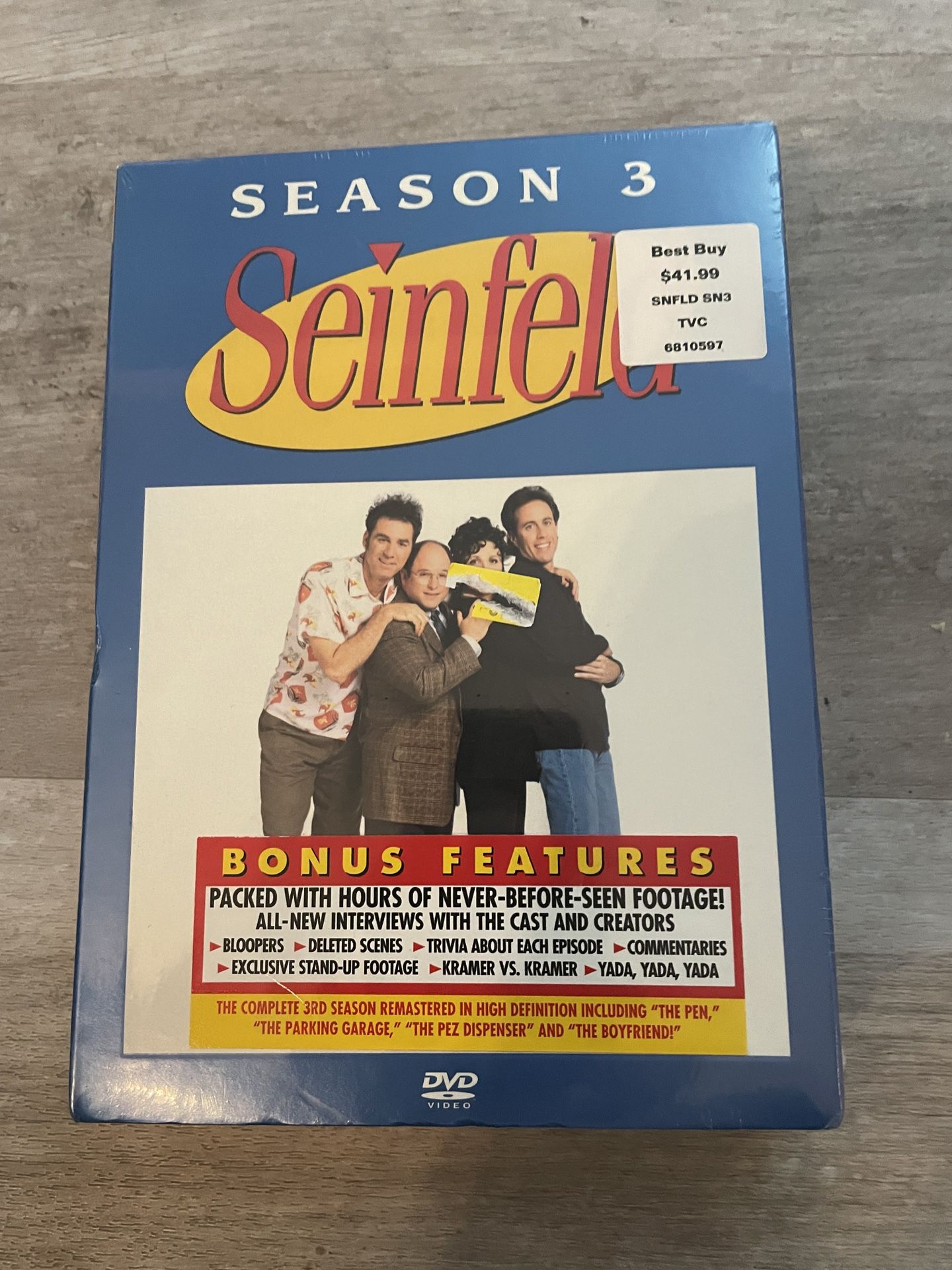 Seinfeld Season 3 Sealed Never Opened