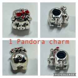 1 Pandora Lucky Pig Charm