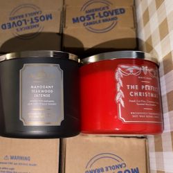 NEW Bath & Body 3 Wick Candles 2 For $30!!