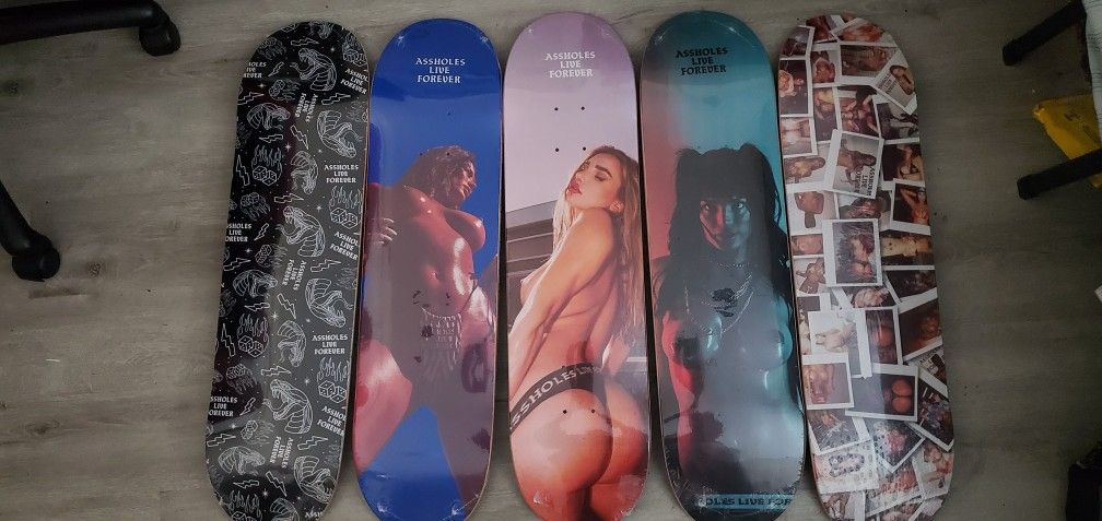 Assholes Live Forever Skateboard Decks