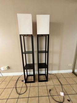 Modern Floor Lamps – Set of 2 – $50