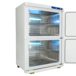 Dual chamber towel warmer