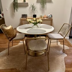 CB2 Table With 4 Chairs  $499