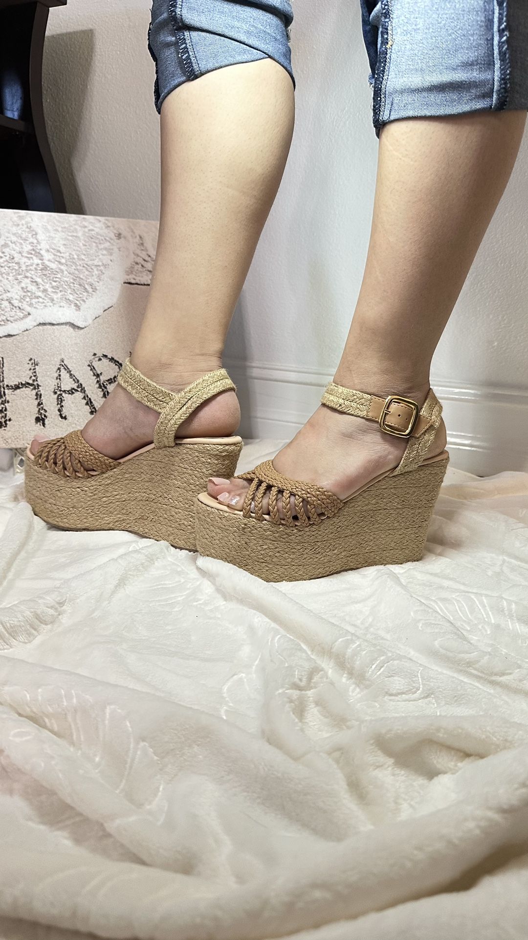 Katiuska Strappy Espadrille Wedge