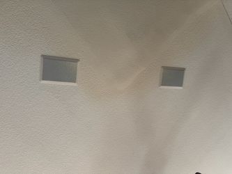 Ceiling speakers.