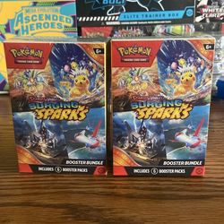 Pokémon Surging Sparks Booster Bundles (2x Sealed)