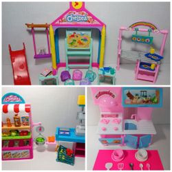 Barbie Chelsea School And Supermarket / Small Kitchen 