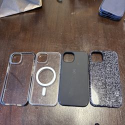 iPhone 13 Cases. Set Of 4 Preused