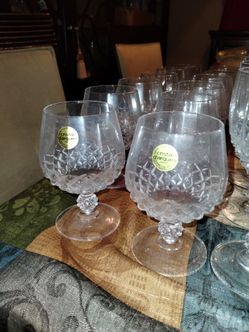 Cristal d arques French crystal drinking glasses