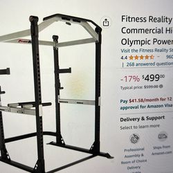 High Capacity Olympic Power Cage!